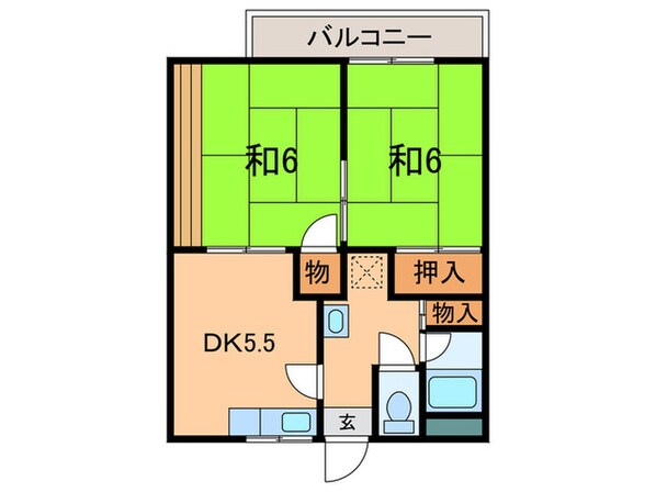 カサブランカの物件間取画像